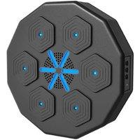 Wall Mounted Music Boxing Machine - LED, Bluetooth, PU Leather, Compact Gym Equipment