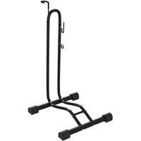 Adjustable Steel Bike Rack - Wall Mount, Vertical/Horizontal Storage, 6-28" Wheels
