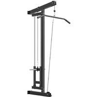 Wall Mounted Lat Pulldown Cable Machine - Steel Frame, Compact Multi-Gym, 100kg Capacity