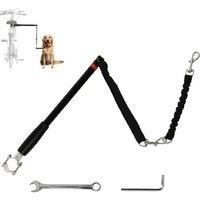 Bike Dog Lead - Heavy-Duty Training & Jogging Leash for Safe Cycling - Black