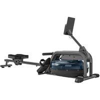 Water Rowing Machine - Steel Frame, Adjustable Resistance, Foldable, 135kg Capacity