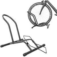 Freestanding Steel Bike Rack - Indoor Cycle Storage, Universal Fit, Heavy-Duty Frame (16-29)