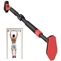 Adjustable Doorway Pull Up Bar - Heavy-Duty Steel, Screw-Free, 200kg Max Capacity, Compact Home Gym