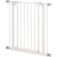 Pressure Fit Pet Gate for Small Pets - Auto-Close, Double Lock, Metal Safety Barrier