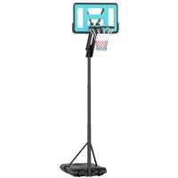 Adjustable Outdoor Basketball Hoop Set - 146-236cm, Portable Stand, Family Garden Game