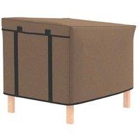 Waterproof Rabbit & Guinea Pig Hutch Cover - Thermal, Weatherproof, 435237cm, Brown