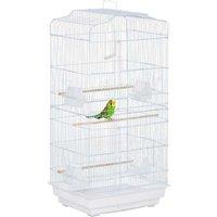 Large Bird Cage with Stand - Easy Clean, Secure, Spacious for Parakeets & Small Birds