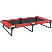 Elevated Mesh Dog Bed - Heavy-Duty, Breathable, Portable, Large Breed Cot