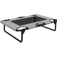 Elevated Mesh Dog Bed - Breathable Cot for Small & Medium Breeds, Indoor/Outdoor, Heavy-Duty Steel Frame