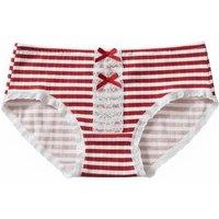 Women's Black Pack of 5 Festive Girls' Pure Cotton Mid-Waist Underwear - 3 Sizes