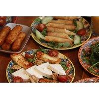 6 Turkish Small Plates & Glass of Wine for Two at Rumi Restaurant, Glasgow - Options for 4 - Valid 7 Days!
