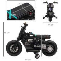 Kids Electric Ride-On Motorbike - Battery-Powered Toy, Siren, Lights & Music, Ages 3-5