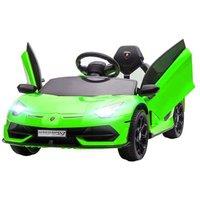 Lamborghini Aventador 12V Remote Control Ride-On Car for Kids - Ages 3-8, Battery-Operated, Outdoor Adventure Toy, Green
