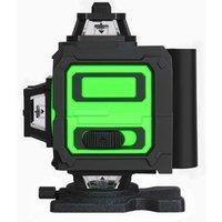 Traderight 4D 16-Line 360 Green Laser Level - Durable, High-Precision Measuring Tool