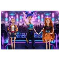 PRICE DROP! 3Pcs K-Pop Demon Hunters Articulated Cosplay Dolls - Ages 6+, Imaginative Play, Collectible Figures