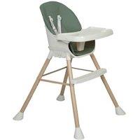 Dekko 6-in-1 Adjustable Baby High Chair - Multi-Stage Nursery Seat, Easy-Clean PVC, Green