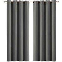 Marlow Thick Blackout Curtains - Durable Polyester, Noise & Heat Insulating, 117x183cm, Classic Style