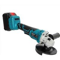 Traderight 21V Cordless Angle Grinder Kit - 125mm, Brushless Motor, 2x4.0Ah Batteries