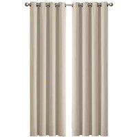 Marlow Blackout Curtains - Durable Polyester, 117x183cm, Classic Bedroom Style