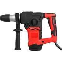 Traderight 1500W 2-Speed SDS Plus Electric Hammer Drill - Heavy-Duty Corded Power Tool with Safety Clutch