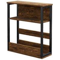 Levede Vintage Metal & MDF Dining Coffee Table with Storage Shelf - Space-Saving Contemporary Style