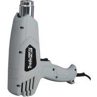 Traderight 2000W Dual-Temperature Electric Heat Gun with 4 Nozzles & Overheat Protection