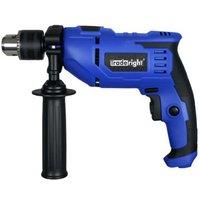 Traderight 800W Variable Speed Hammer Drill - Heavy-Duty Electric Power Tool with 2-in-1 Drill & Hammer Function