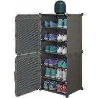 6-Tier Shoe Cabinet with Removable Shelves for Space-Saving Storage