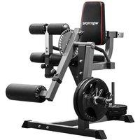 Seated Leg Extension & Curl Machine - Plate Loaded, Heavy-Duty Steel, Adjustable, Multi-Function Gym Equipment