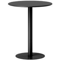 Round Metal Dining Table - Compact 2-Seater, 60cm, Contemporary Steel Base
