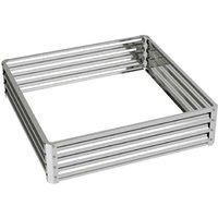 Steel Raised Garden Bed - Modular, 120x120x30cm Planter Box