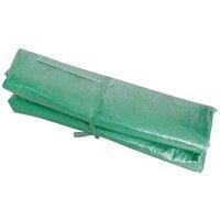 10x7ft PE Mesh Tunnel Greenhouse Cover with Roll-Up Windows & Zipped Door - Replacement Weatherproof Storage Solution