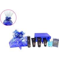 No7 Men's Luxury Gift Hamper: Energising Skincare & Cool Blue 100ml EDT