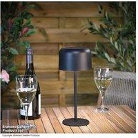 Solar LED Outdoor Table Touch Lamp Set - Cordless, Weatherproof, Dual Charging
