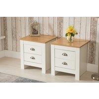 Pair Of Heritage Style Bedside Tables - 2 Colours