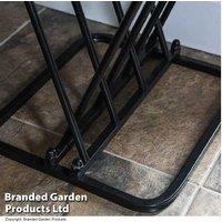 Heavy-Duty Metal 4 Pair Boot Stand - Durable Outdoor Footwear Storage & Dryer