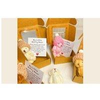 Unisex Black Plush Pocket Bear Gift Set - Soft Plush, Portable, Collectible, Gift-Ready (4pcs)