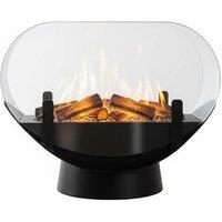 Electric Tabletop Fire Pit Dcor with LED Effect and Starry Stones