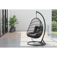 Stylish Hanging Chair Set with Stand & Cushion