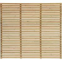 Garden Privacy Wood Fence with Solid Pine and Natural Wood Finish - 2 Sizes