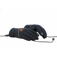 Unisex Navy USB Heated Waterproof Touchscreen Gloves with Anti-Slip & Velvet Lining