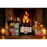 Valentine's Red Wine & Gourmet Savoury Indulgence Gift Box - Gifts For Drinking