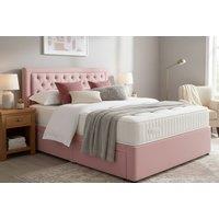 5 Colour Options! Suede Divan Bed with Mattress & Storage Options