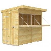 Timber Outdoor Storage Bar Shed - Weatherproof Garden Building, Multiple Sizes