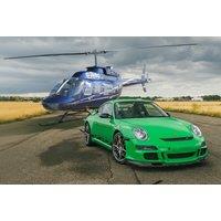 12-Mile Helicopter Ride and 3-Mile Sports Car Driving Experience at 3 U Drive Cars Locations