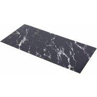 10pcs Peel & Stick Black Marble Wall Stickers