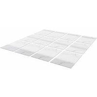 10pcs Peel and Stick White Marble Wall Stickers for Home Dcor