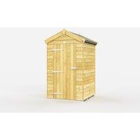 Timber Apex Storage Shed No Window - Weatherproof Heavy Duty Wooden Garden Building (Multiple Sizes)