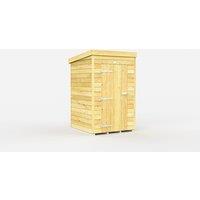 Wooden Pent Storage Shed - Weatherproof, Heavy Duty, Multiple Sizes, No Window