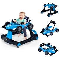 4-in-1 Baby Walker with Height, Speed & Racing Car Features